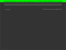 Tablet Screenshot of open-madrid.com
